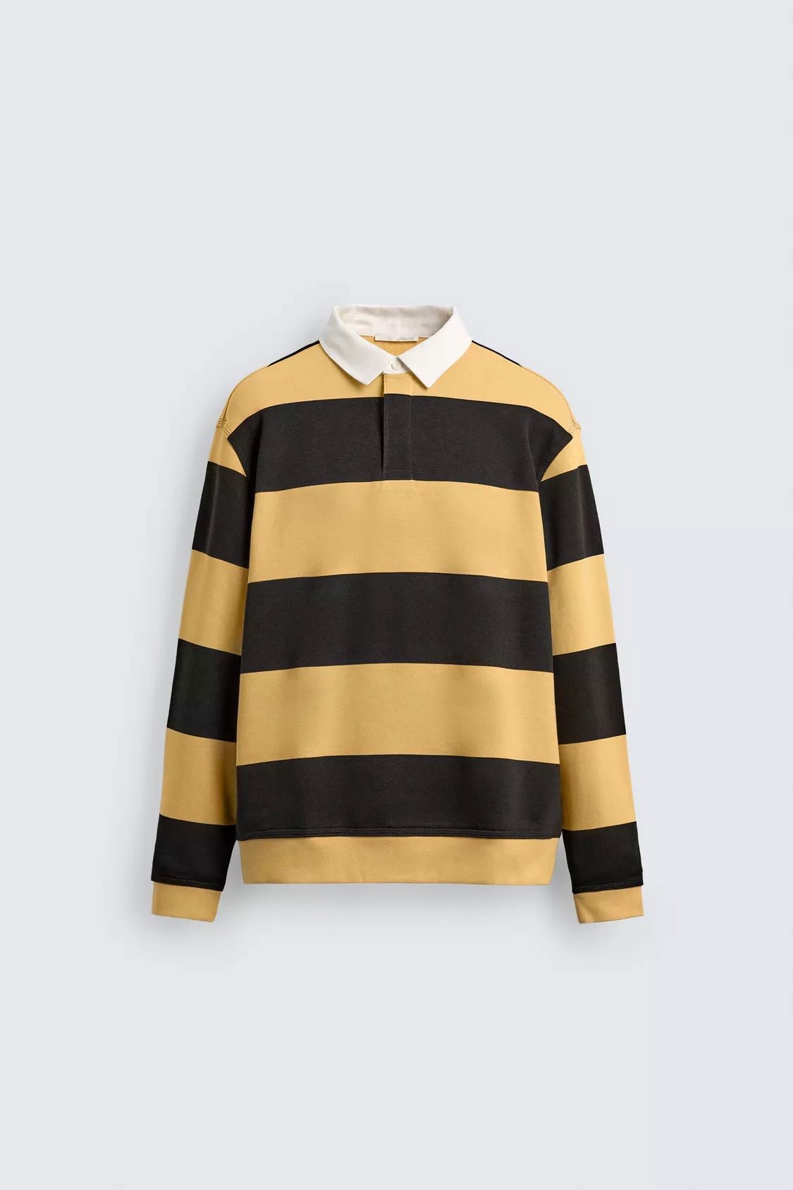 BLUZA POLO Z KONTRASTOWYM KOŁNIERZEM