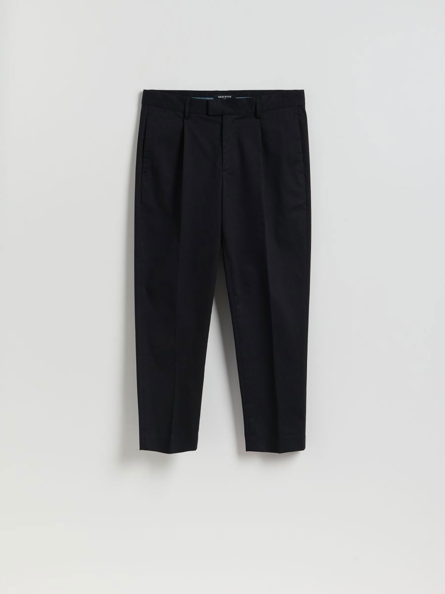 Spodnie chino carrot z lyocellem