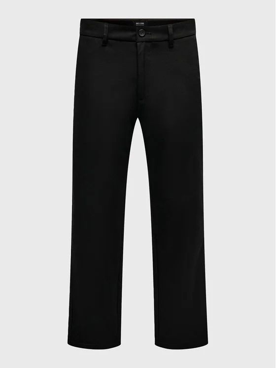 Spodnie materiałowe Edge-Ed 22024468 Czarny Relaxed Fit