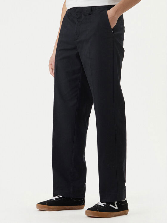 Element Chinosy Relax Work ELYNP00181 Czarny Relaxed Fit