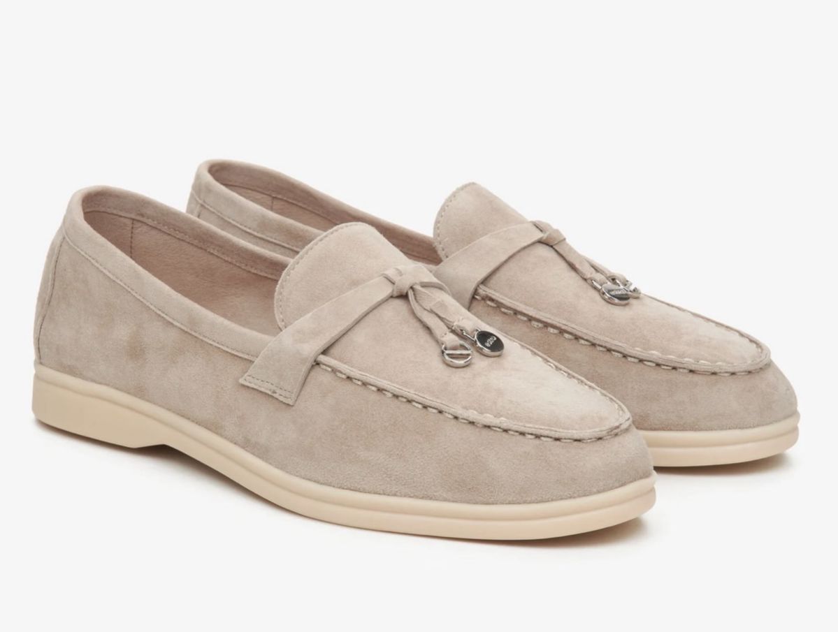 Loafersy zamszowe Estro
