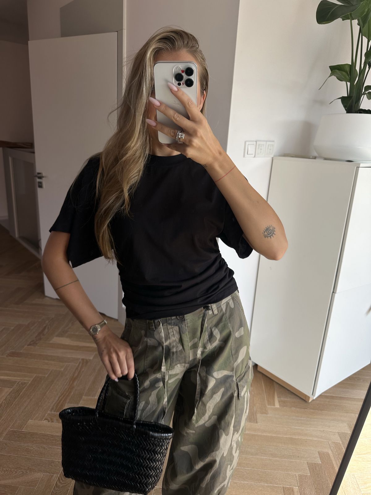 Bluzka z marszczeniem 