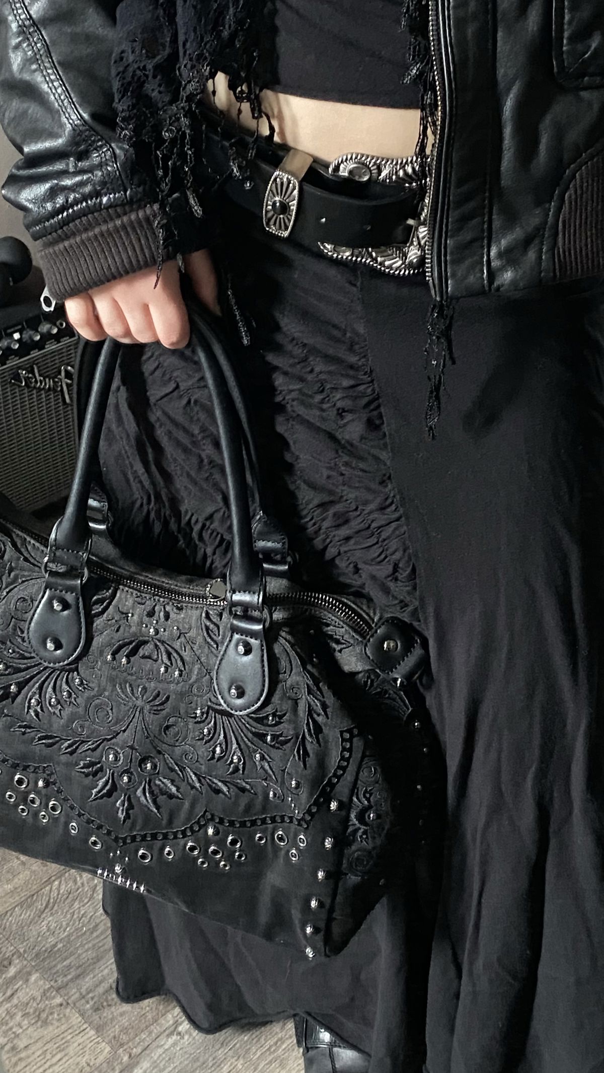 full black outfit 