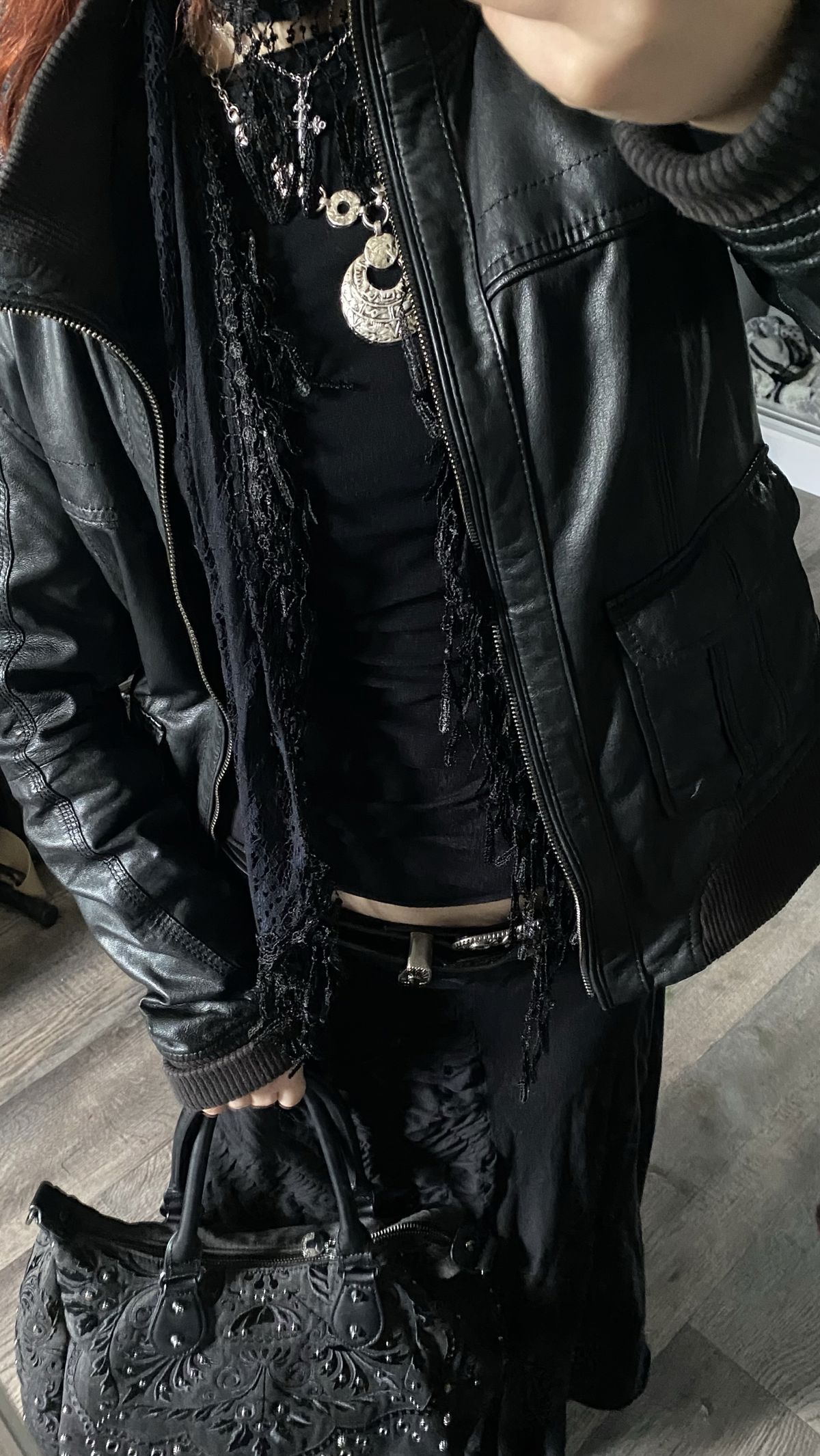 full black outfit 